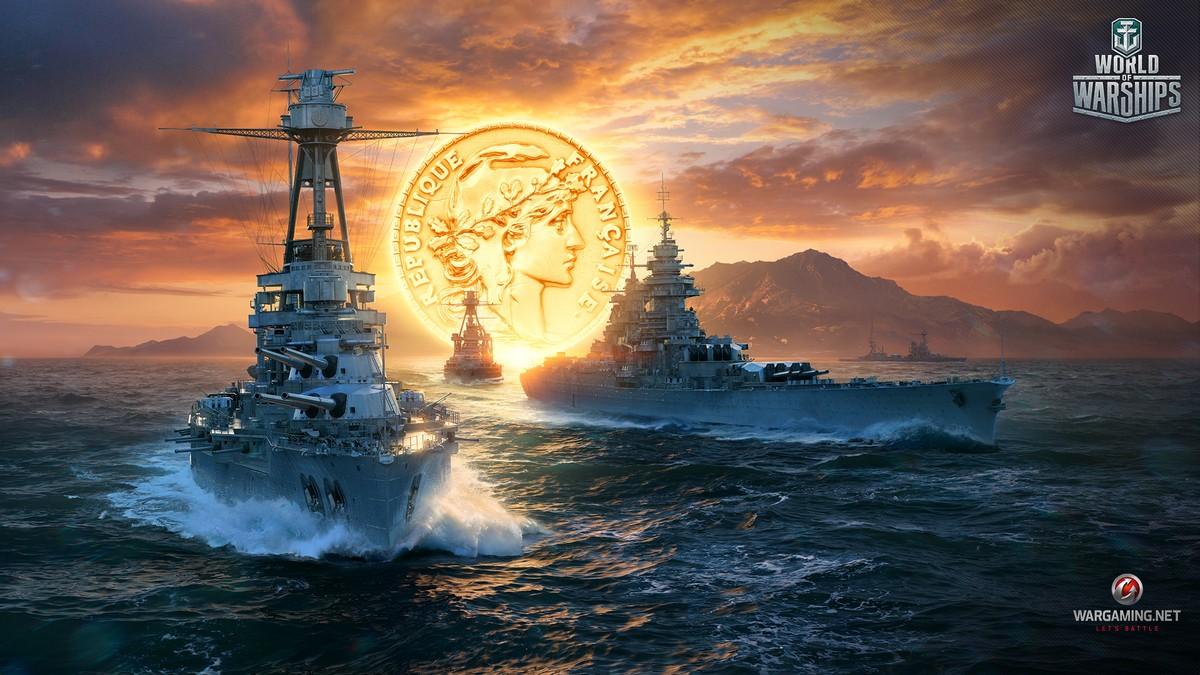 New Year's Decorations: World of Warships Wallpaper. World of Warships