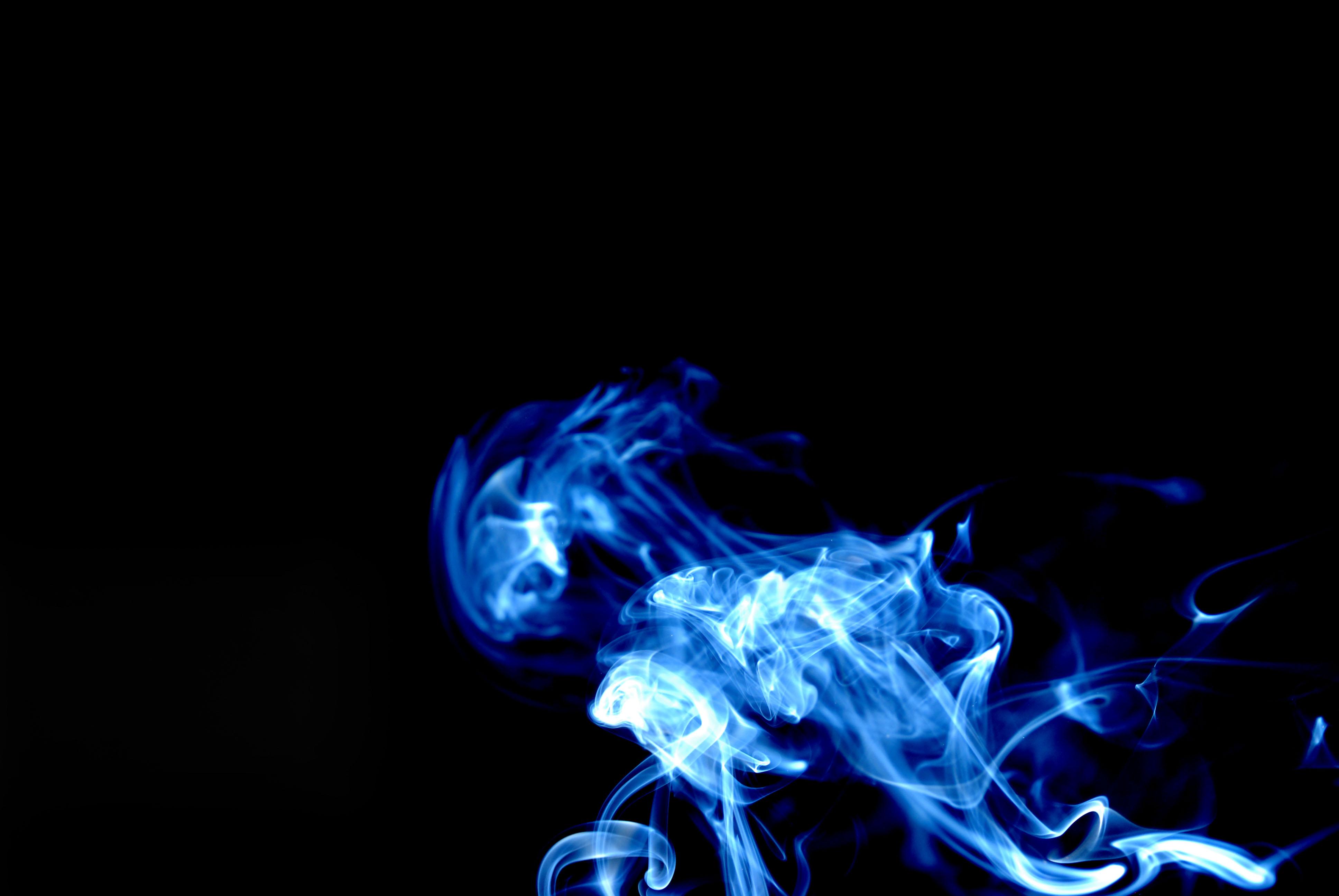 Blue Smoke Wallpaper