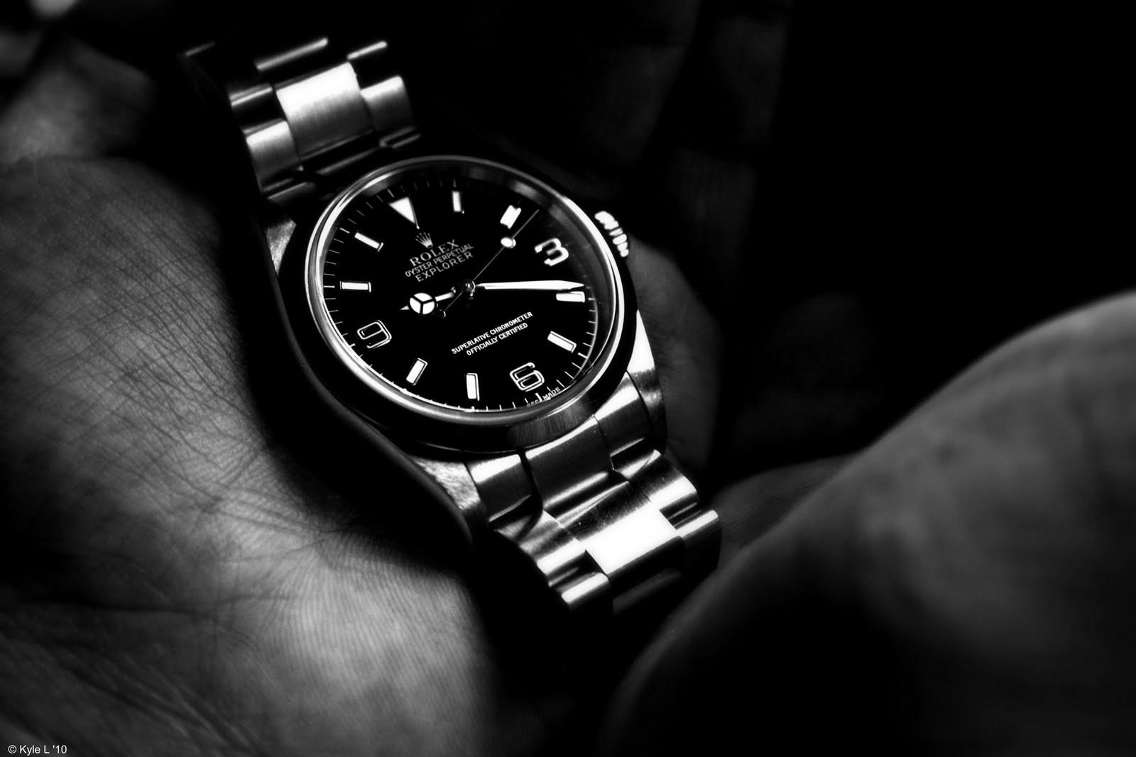 Kyle's Watch Wallpaper: Rolex Explorer 114270