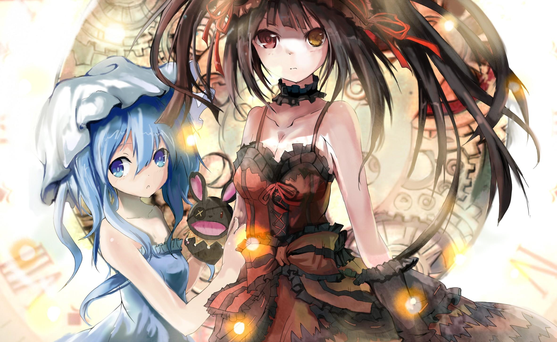 anime girls, #Date A Live, #Tokisaki Kurumi, #Yoshino
