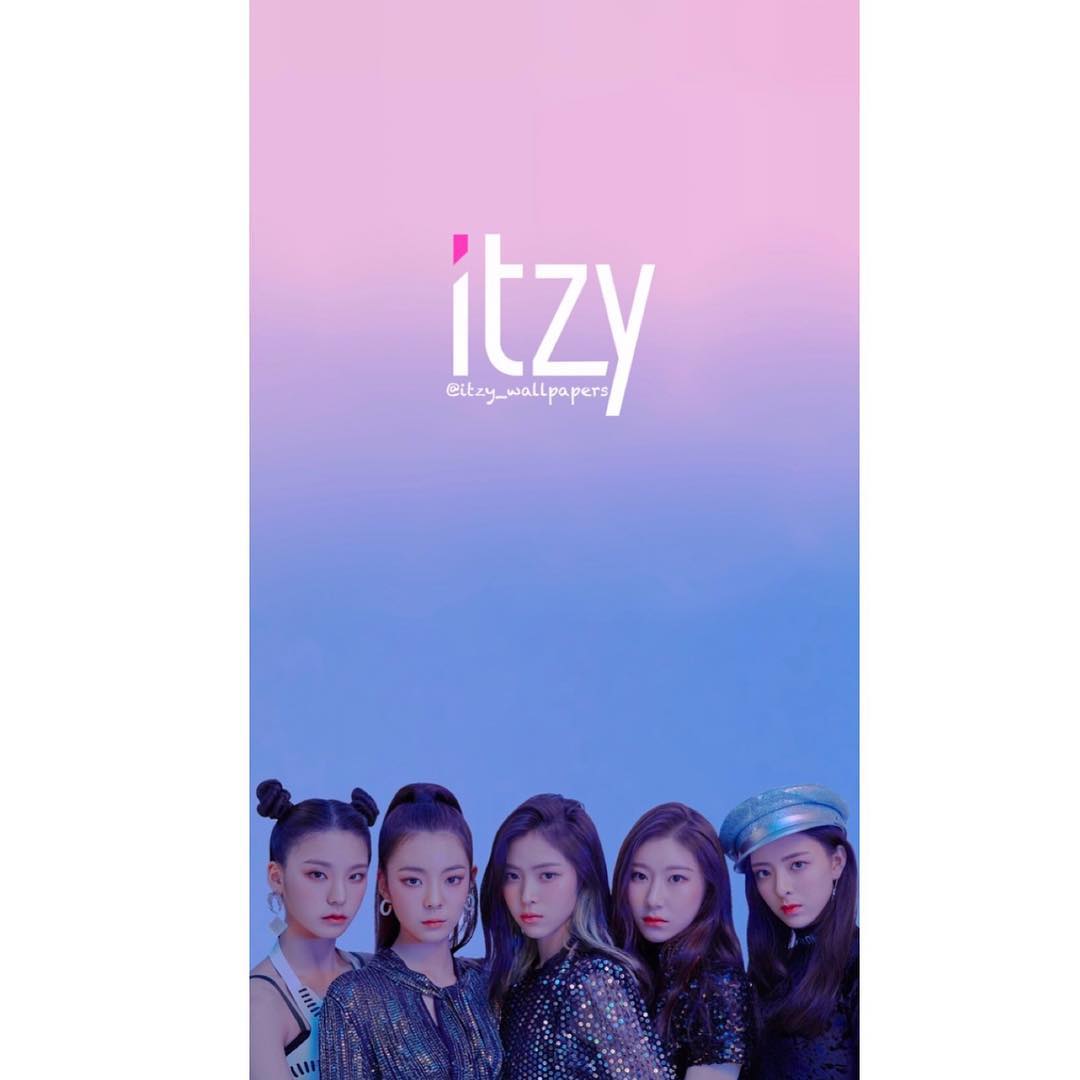 Itzy Logo Wallpaper