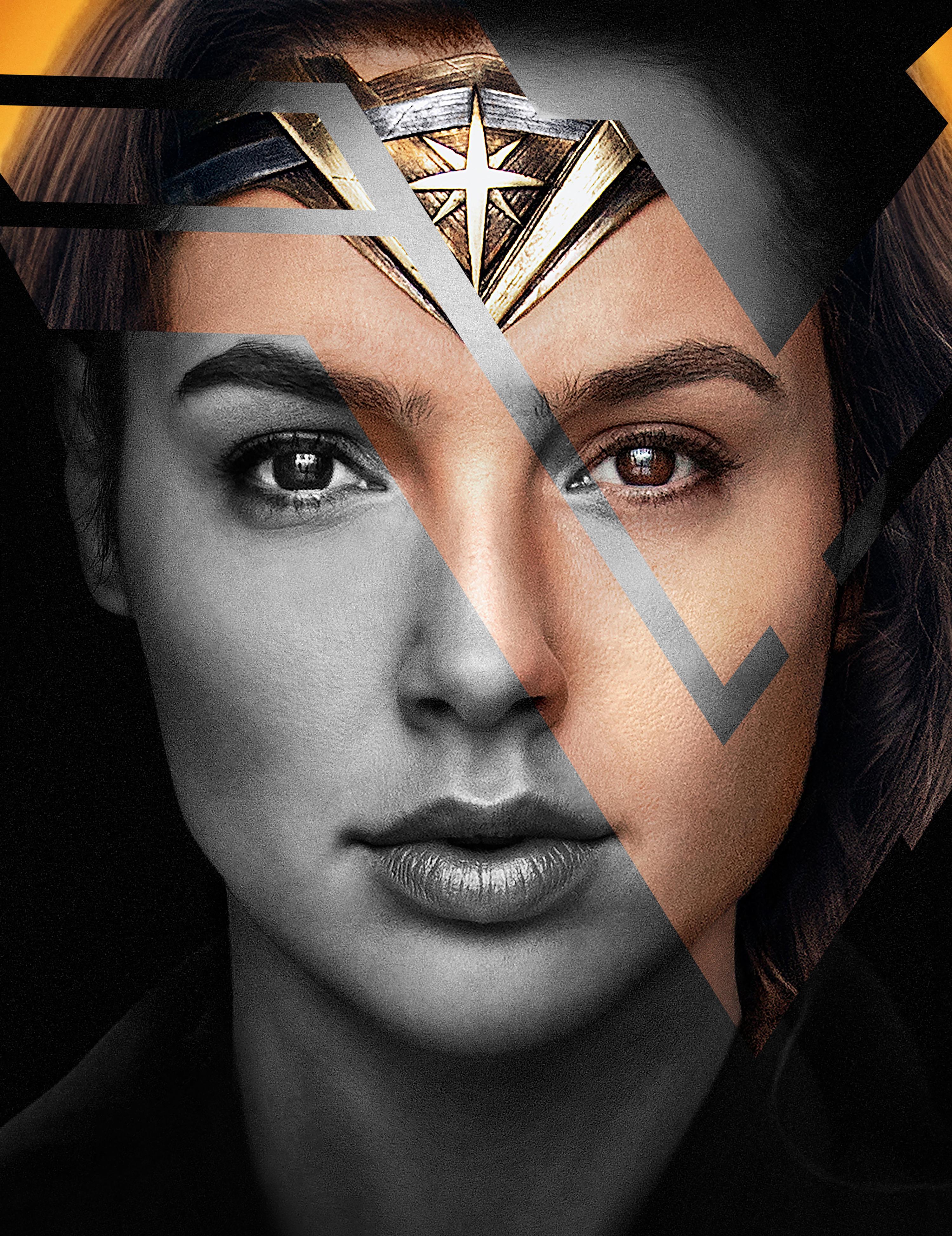Wallpaper Wonder Woman, Gal Gadot, Justice League, HD, Movies