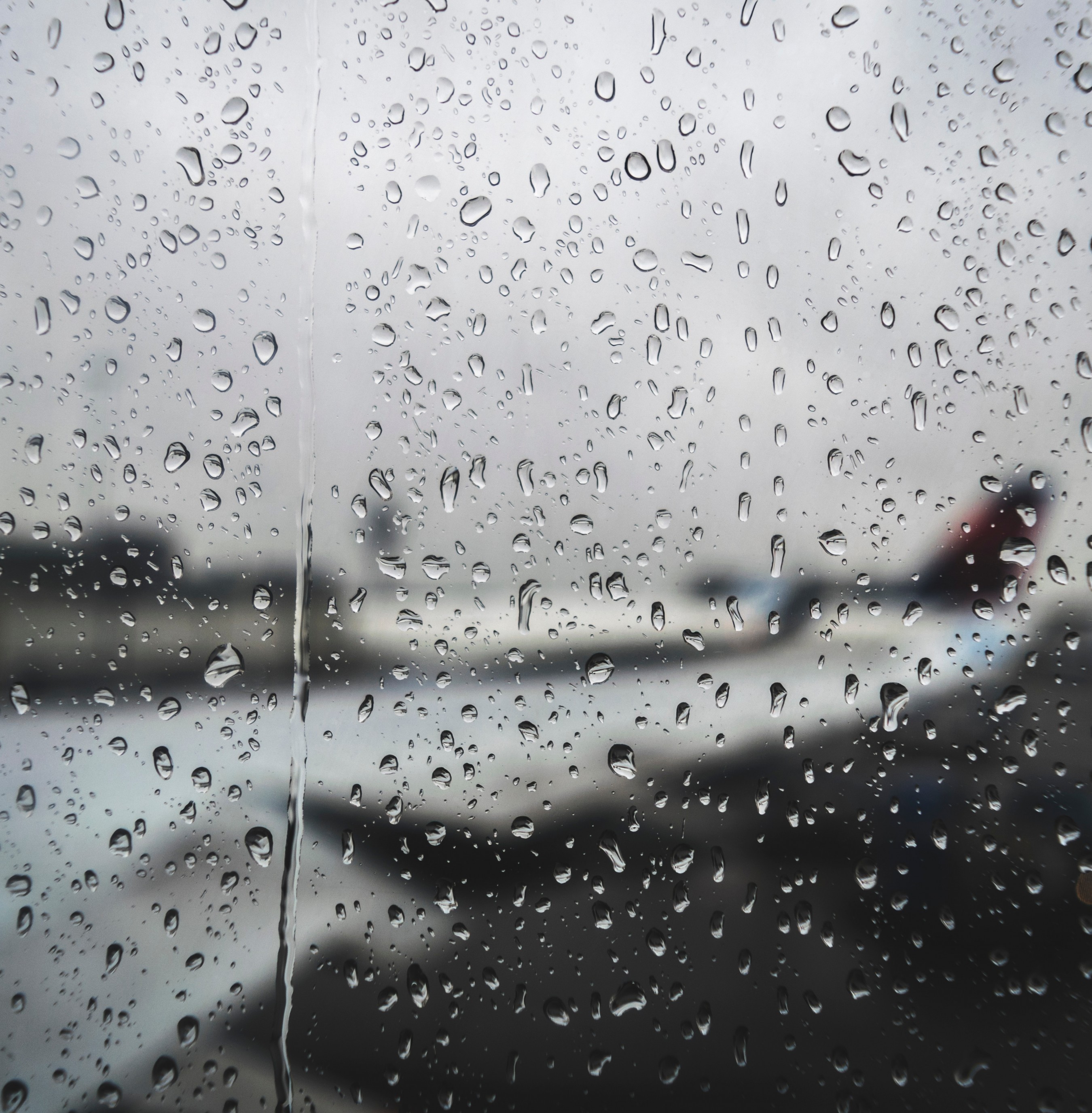 Download 2700x2752 Raining, Window, Airplane, Photography, Water