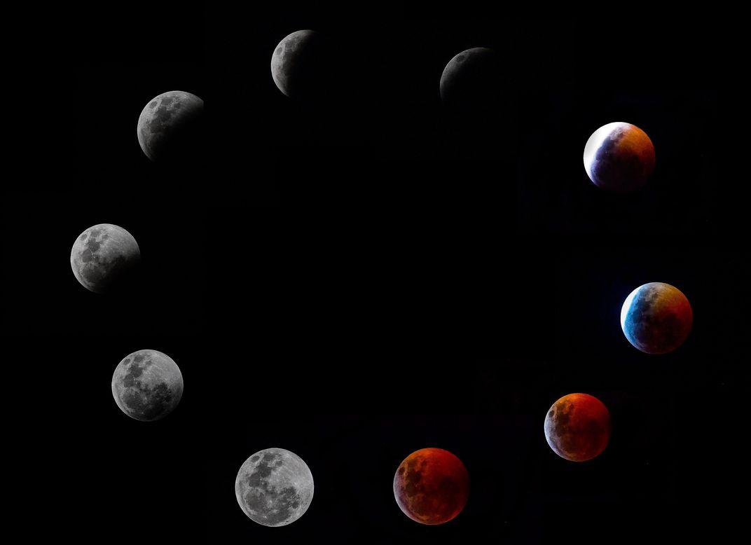 Ten Stunning Photo of the Super Blood Wolf Moon Lunar Eclipse