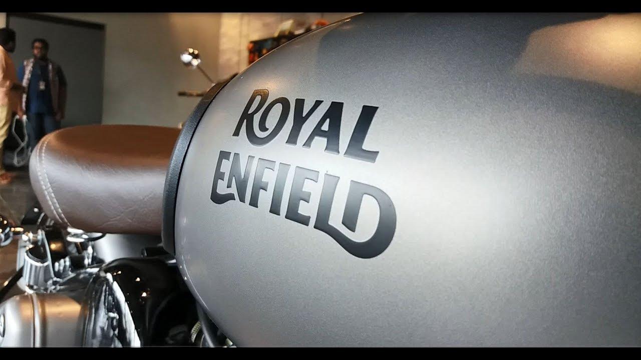 Royal Enfield Classic STEALTH BLACK and GUNMETAL GREY. Launched