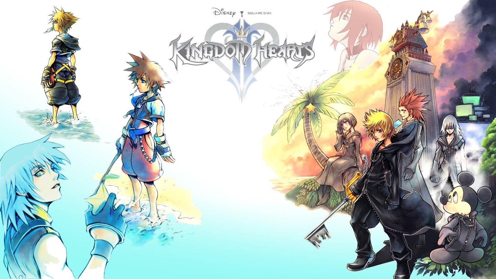 kingdom hearts roxas and xion wallpaper