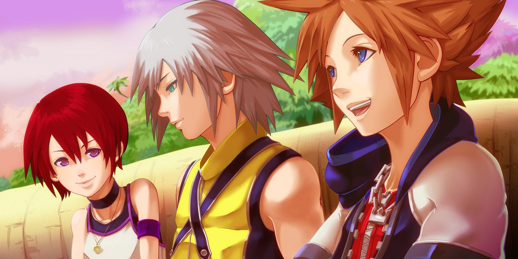 Download 2160x1080 Kingdom Hearts, Characters, Anime Style Games