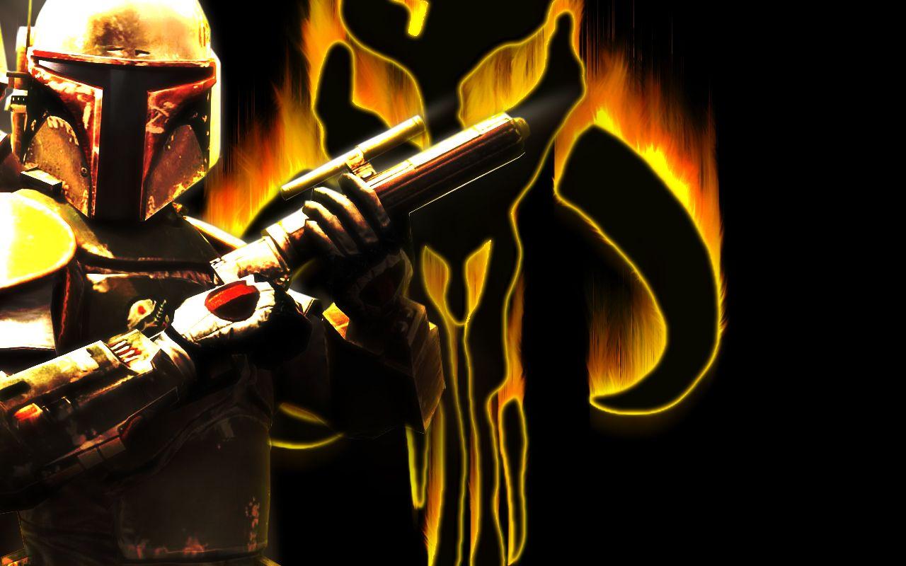 Boba Fett was a Mandalorian warrior and bounty hunter Wallpaper