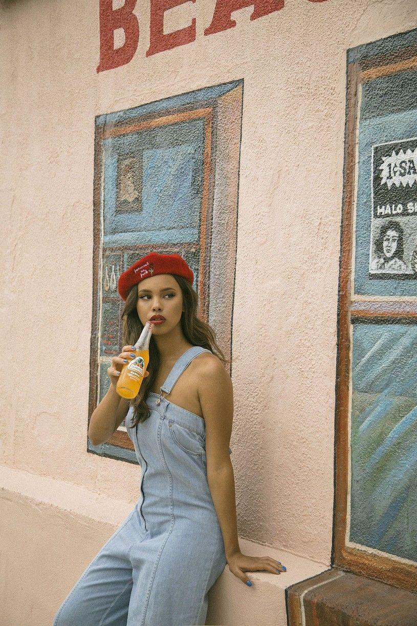Alisha Boe Galore Mag Instagram Real 01. Hat Beret. Alisha