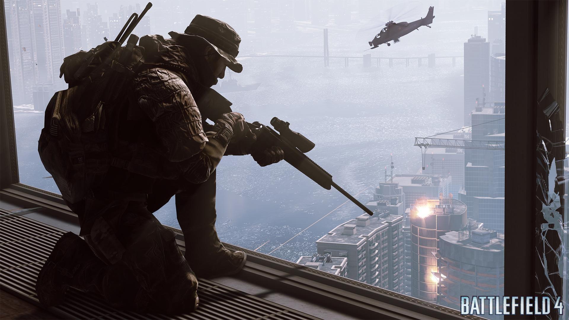Battlefield 4 Siege of Shanghai Vertical Combat Wallpaper HD