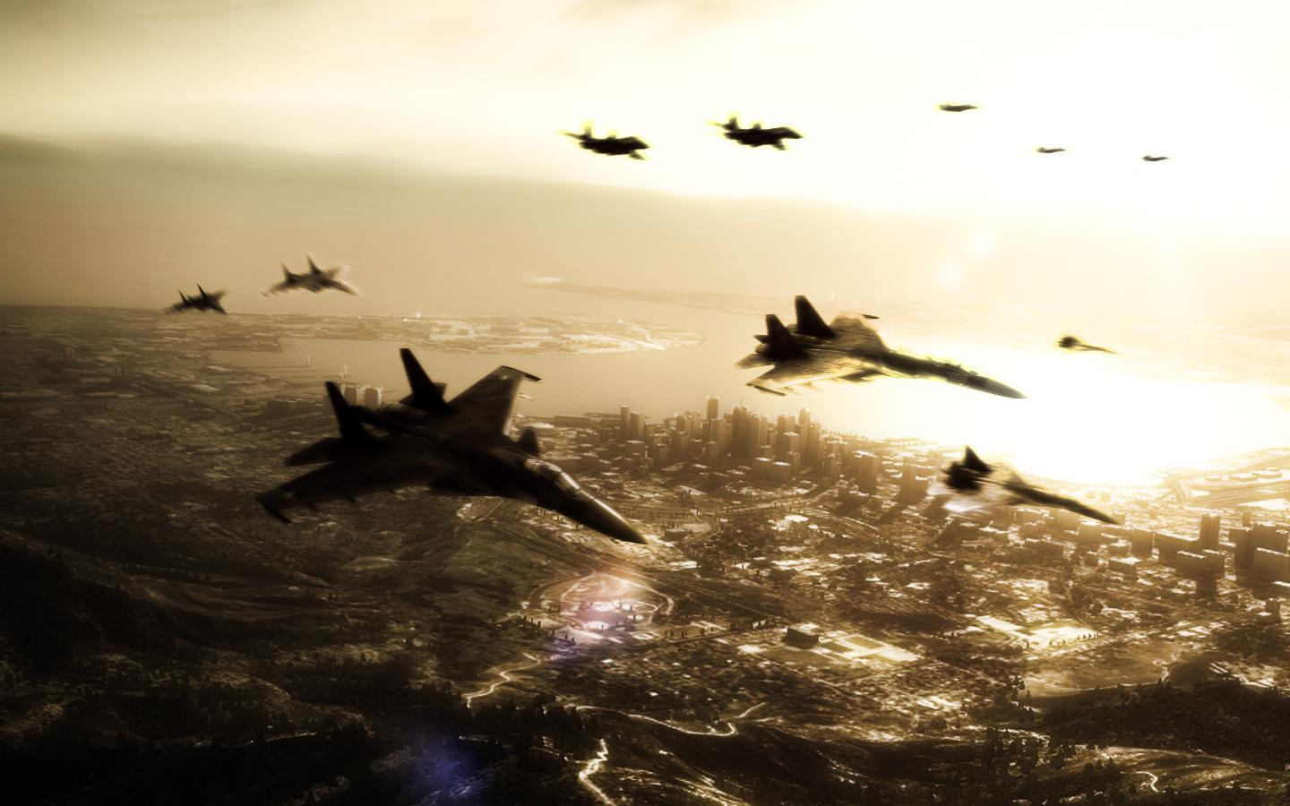 New Ace Combat Background Image HD Wallpaper