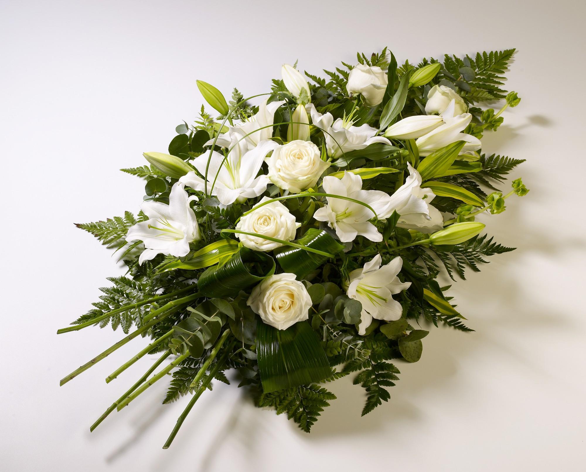 White Flowers For Funeral 26 Widescreen Wallpaper