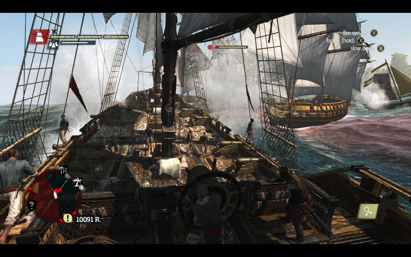 Assassin's Creed 4 Black Flag Ship Combat Wallpaper Free