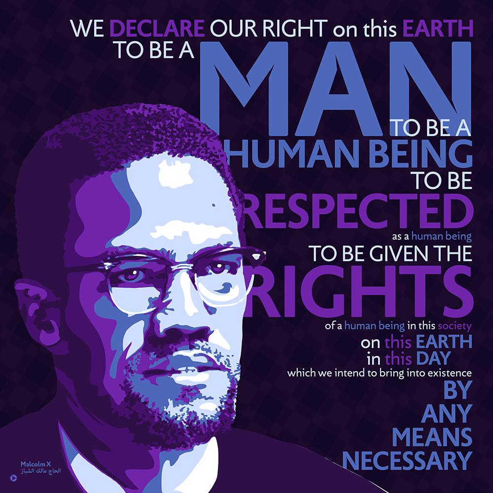 Malcolm X (Happy Birthday!) OC