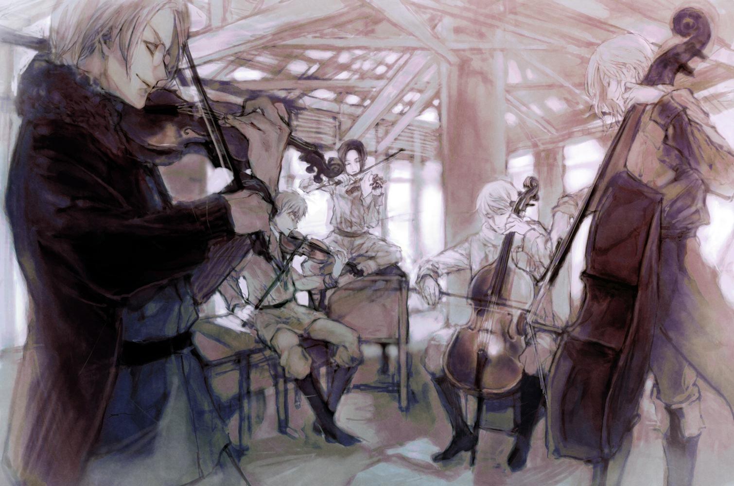Image Hetalia: Axis Powers Cello Anime