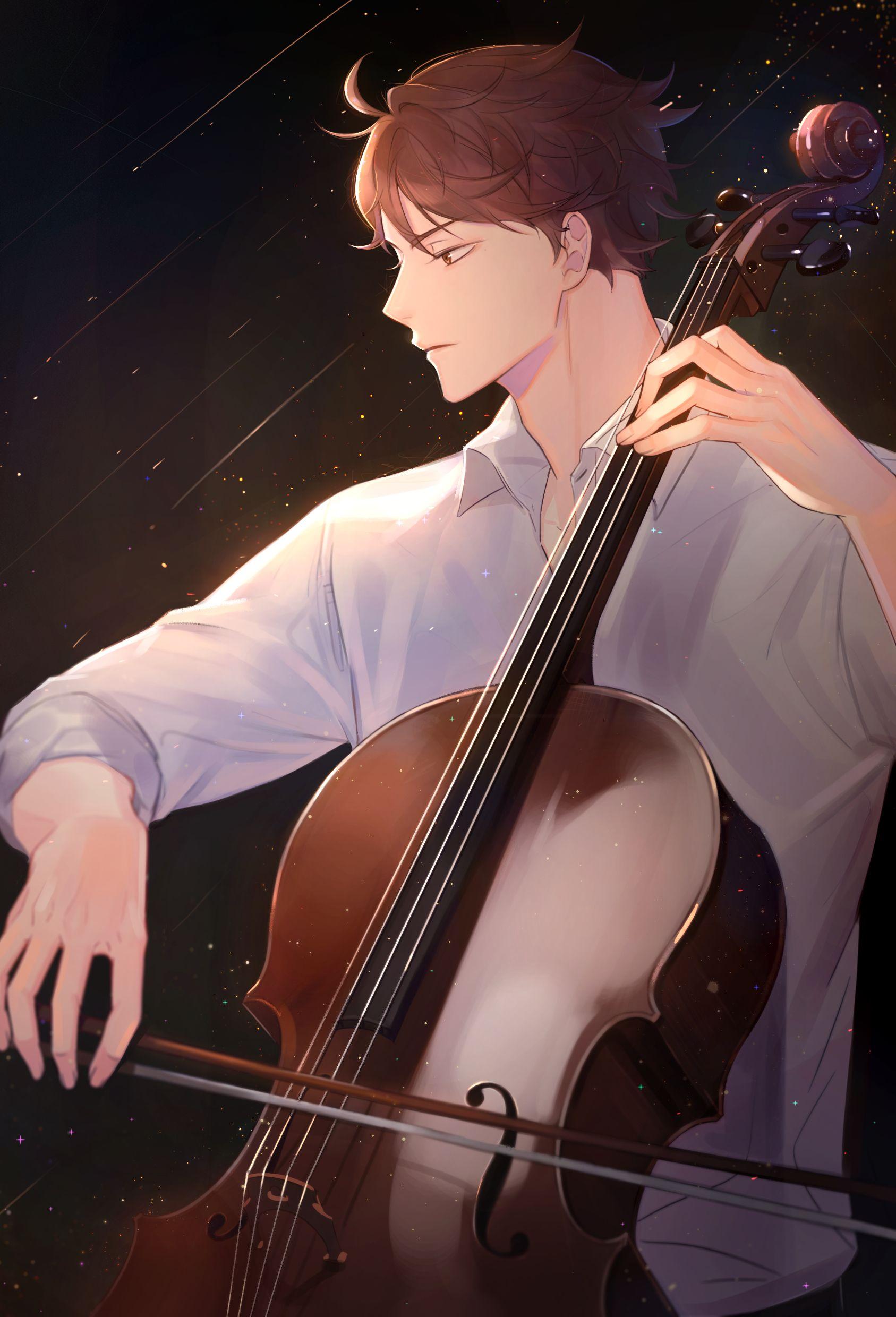 When this picture is perfect because I play the cello. Haikyuu!!
