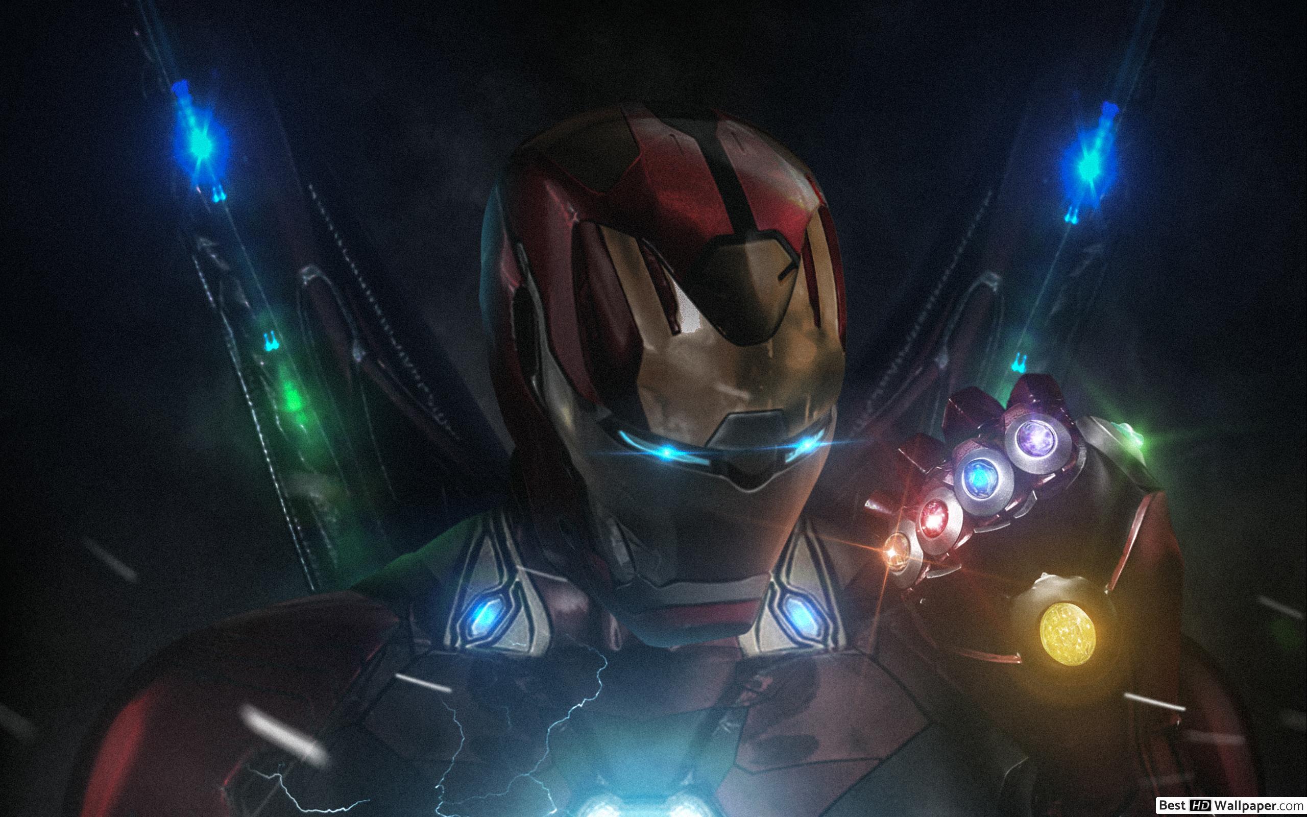Avengers: Endgame with infinity gauntlet HD wallpaper download