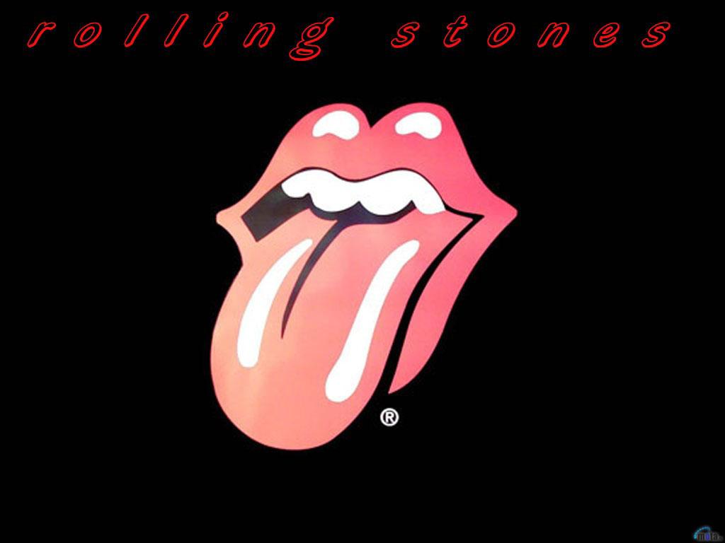 Download Wallpaper black lips the rolling stones tongue, 1024x768