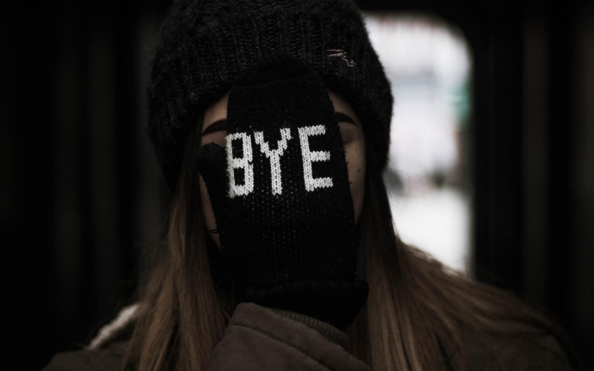 Girl Gloves Saying Bye 1080P Resolution HD 4k Wallpaper