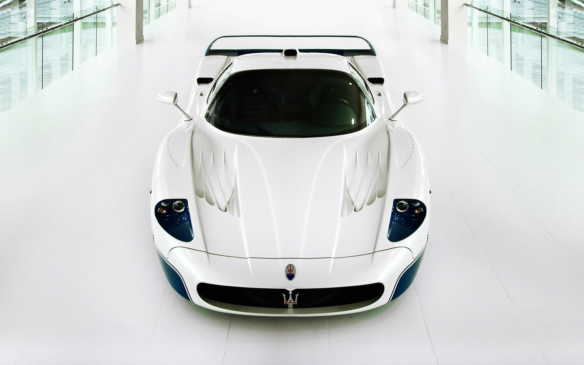 white, maserati, supercar, maserati mc12 Wallpaper