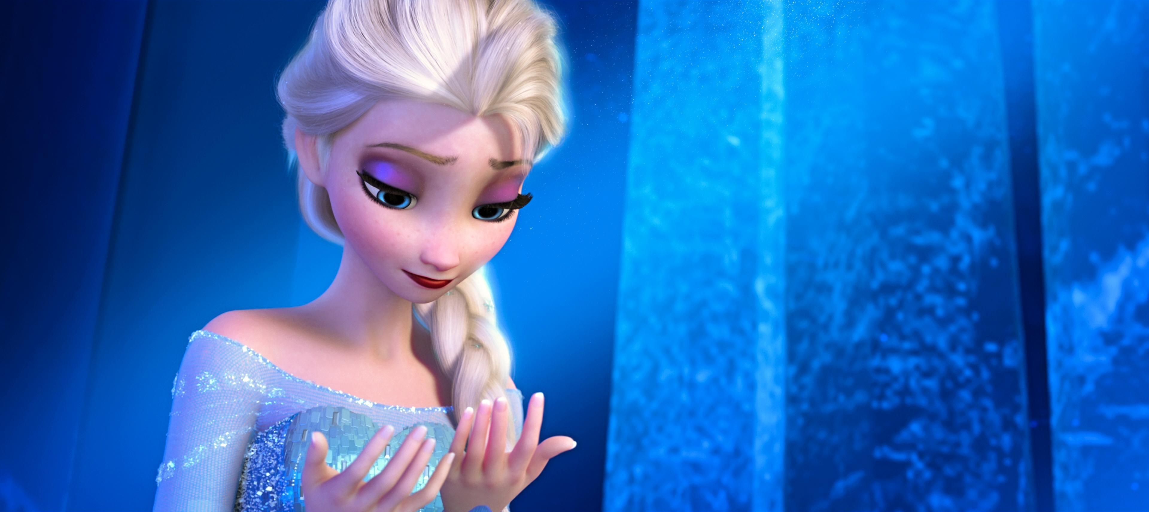 Frozen 2 Elsa Snowflakes 4K Wallpaper 7582