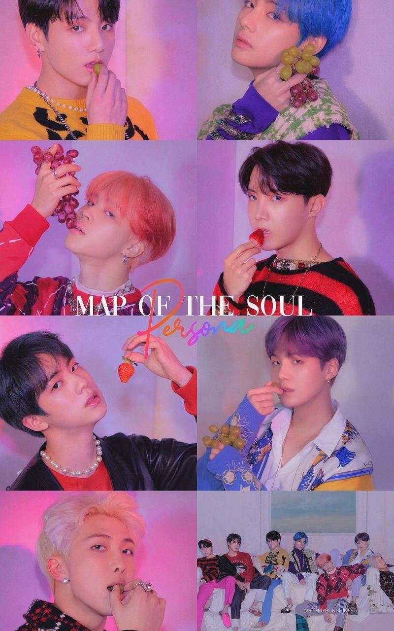 1024x1821px BTS Map Of The Soul: Persona Wallpaper