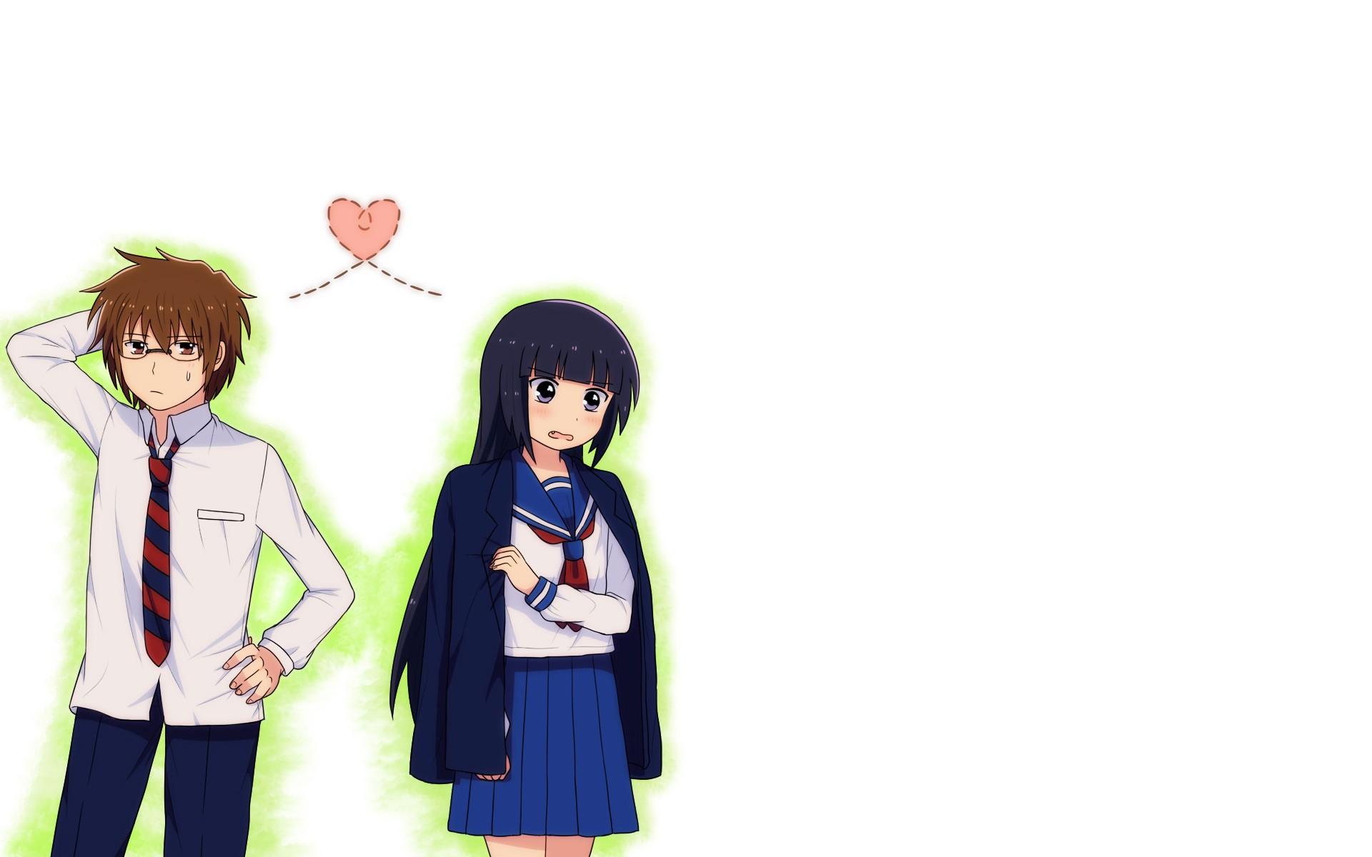school love wallpaper anime