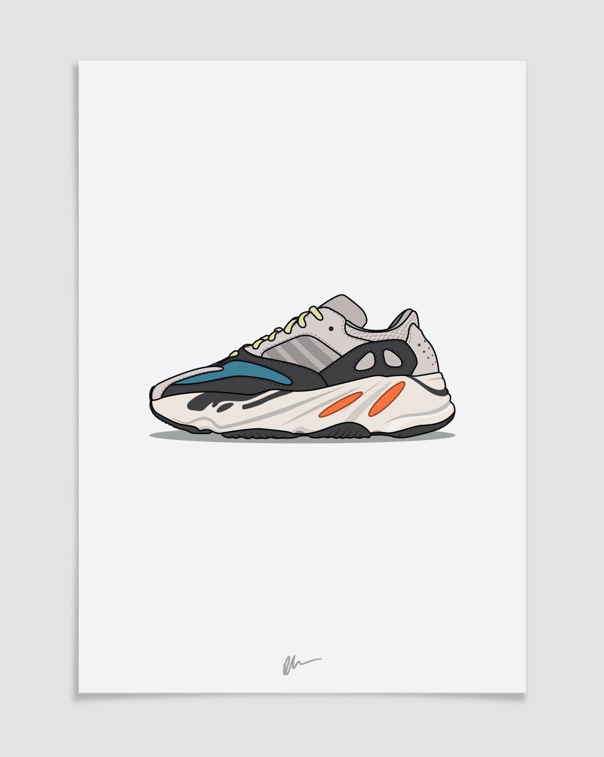 Image of NEW Yeezy Wave Runner 700. Chaussure in 2019