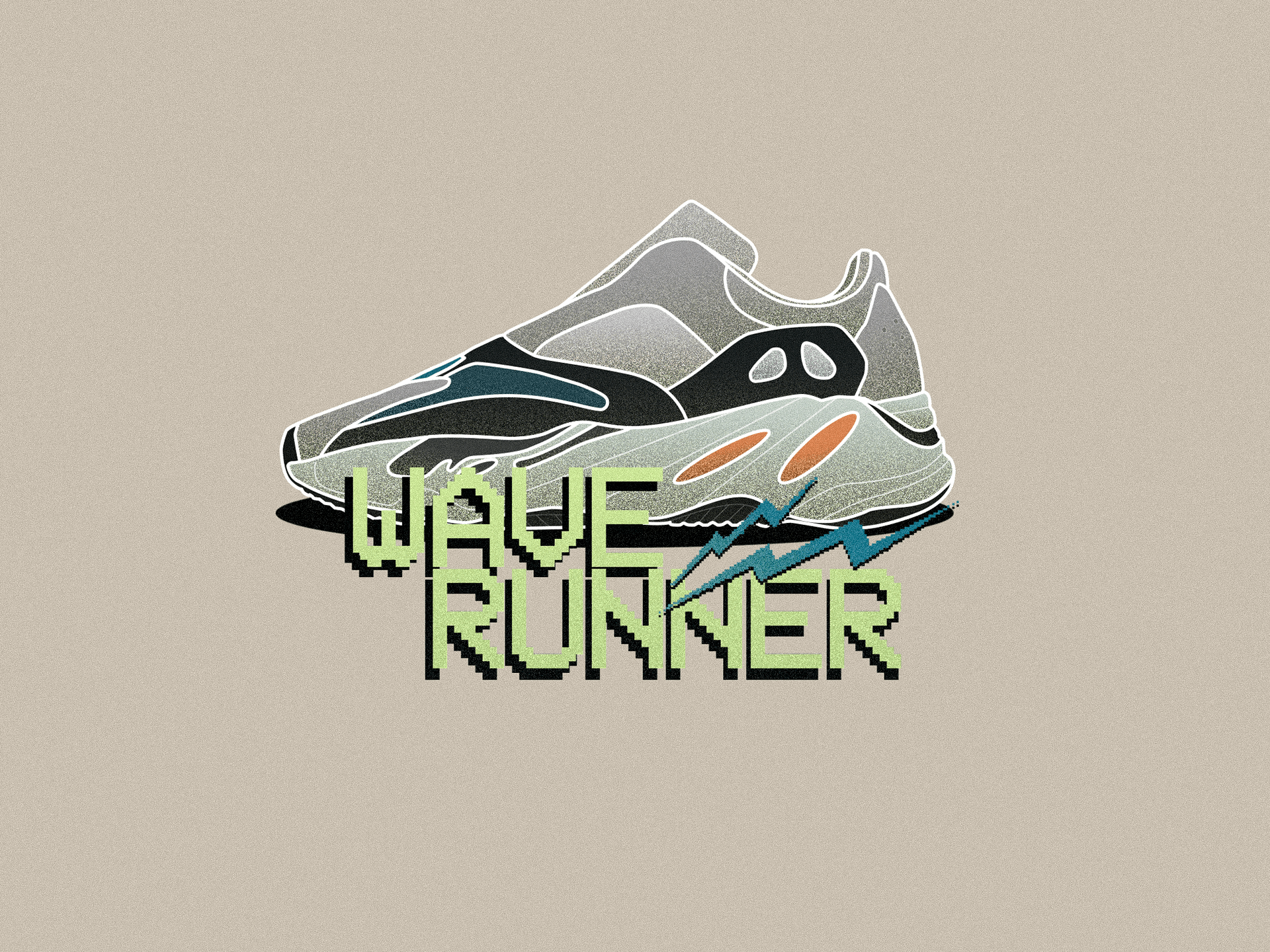 Adidas Yeezy Boost 700 by André Guevara