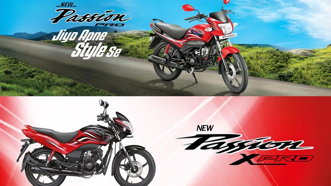 Hero MotoCorp 2018 Passion Pro and XPro. IAMABIKER