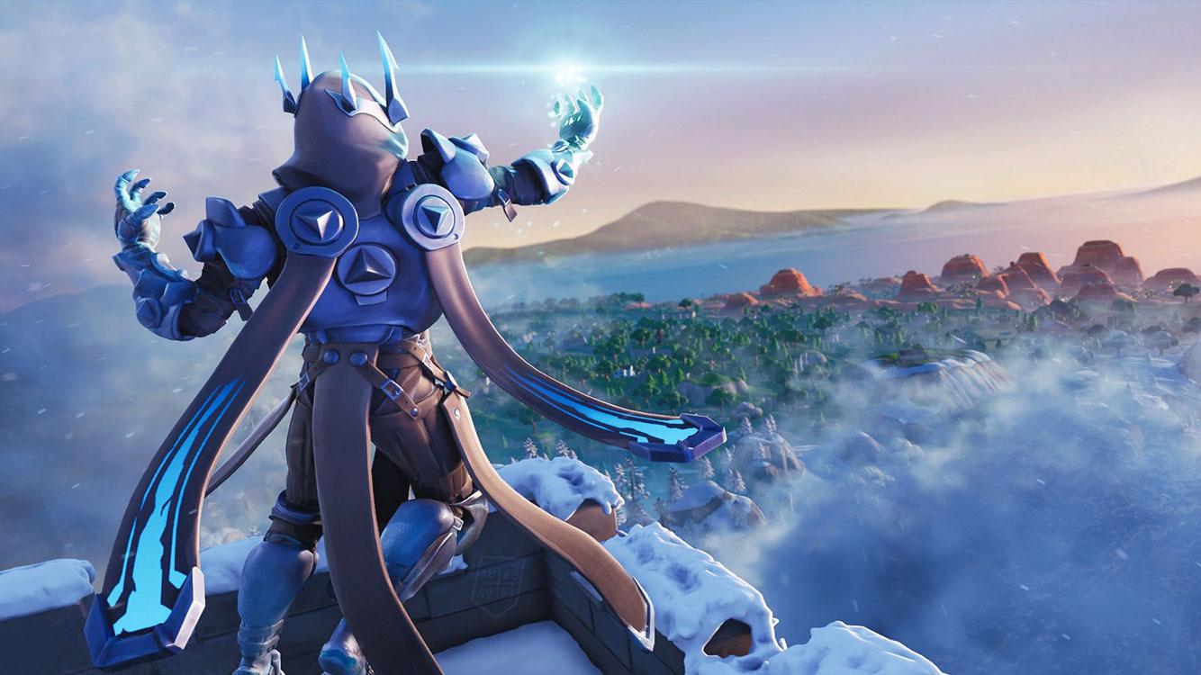 1334x750px The Ice King Fortnite Wallpaper