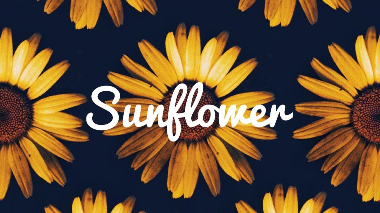 post malone sunflower logo