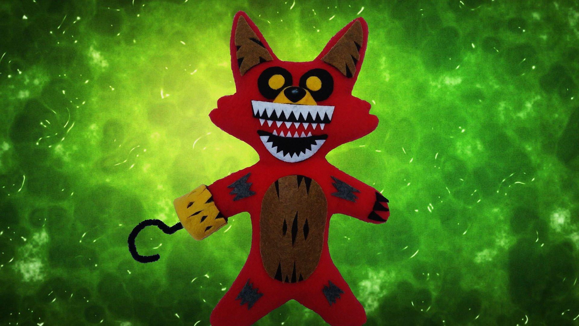Fnaf Handmade PlushTwisted Foxy / Five Nights at Freddys