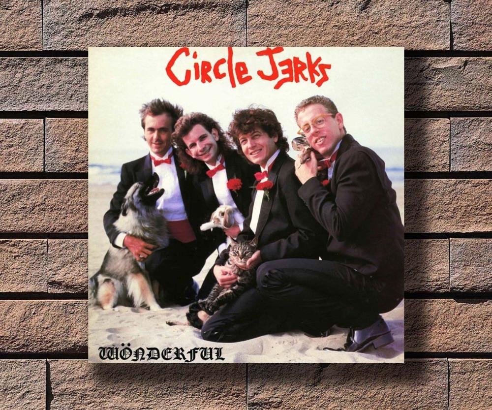 Y190 Circle Jerks Music Rapper Album Cover Hot Poster Art Canvas