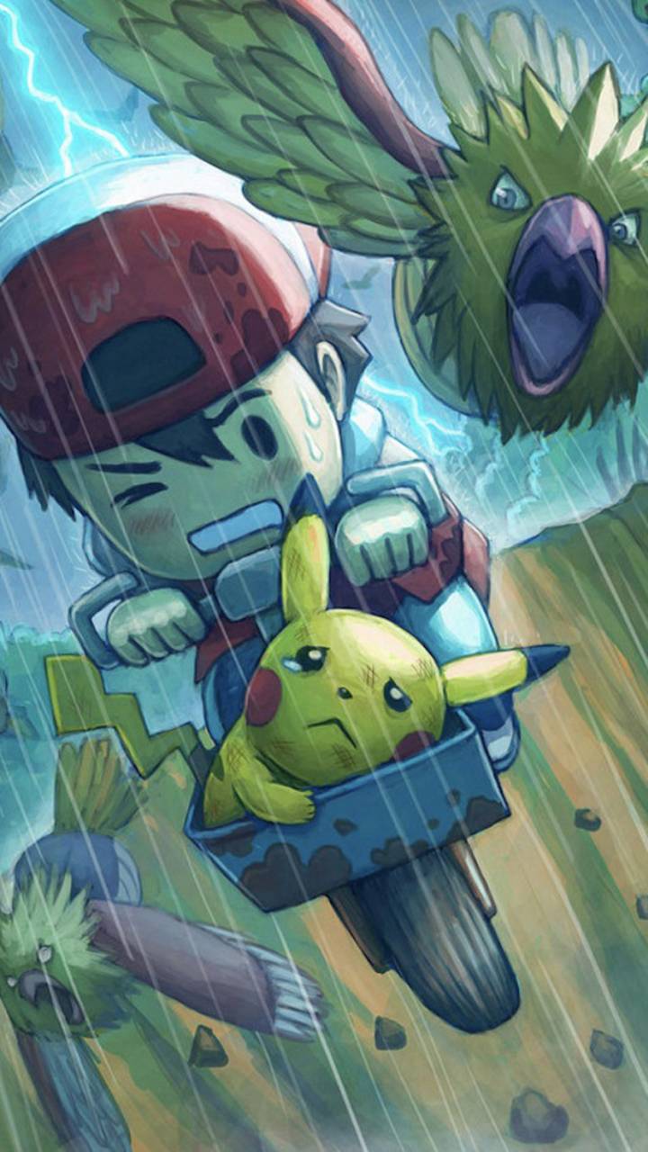 Pokemon ash pikachu wallpaper
