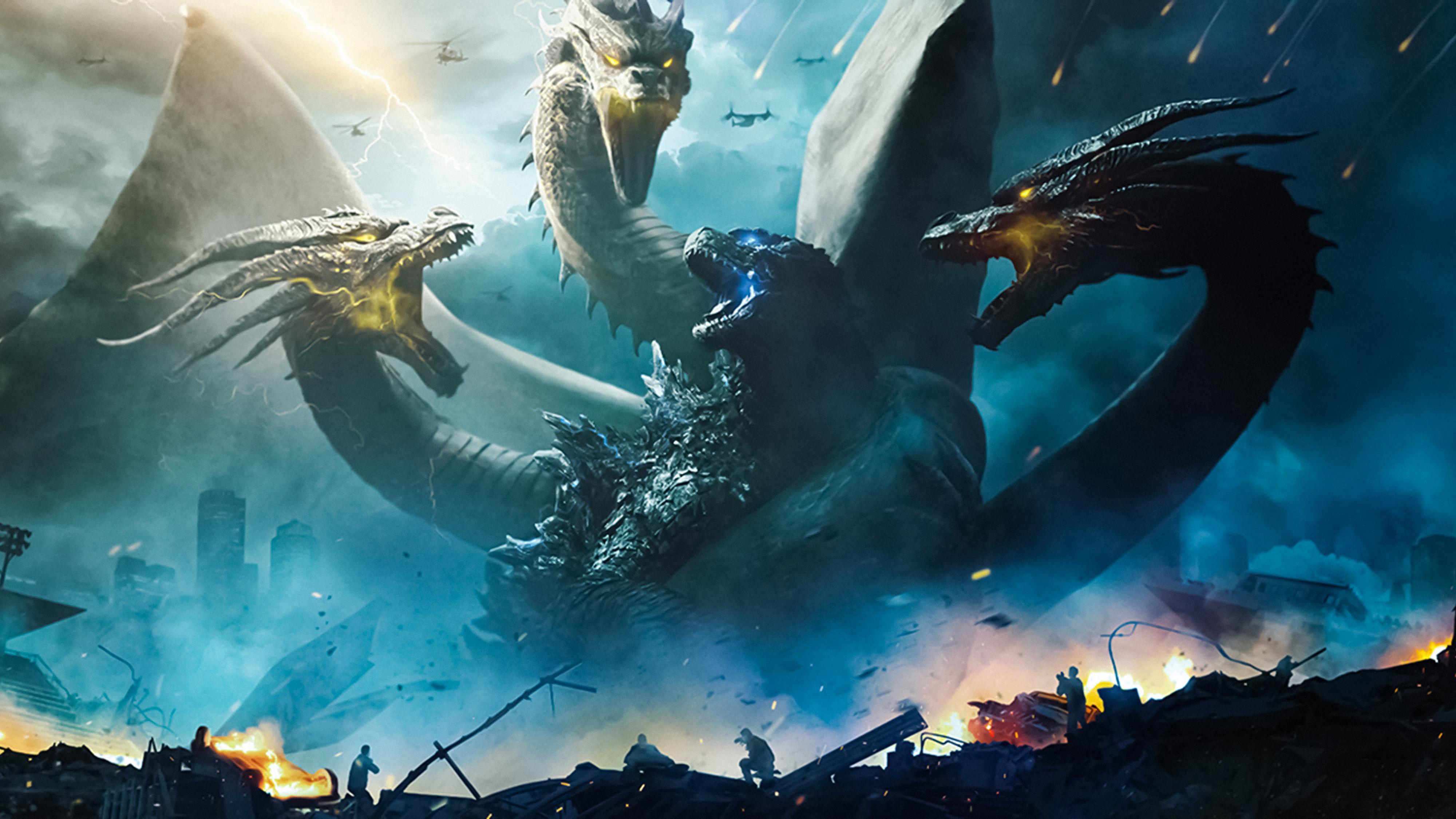 Godzilla King of the Monsters 4K Wallpaper