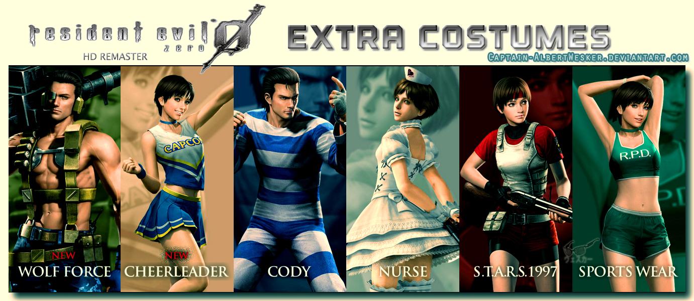 Resident Evil Обои Resident Evil Zero HD Remaster Extra Costumes HD
