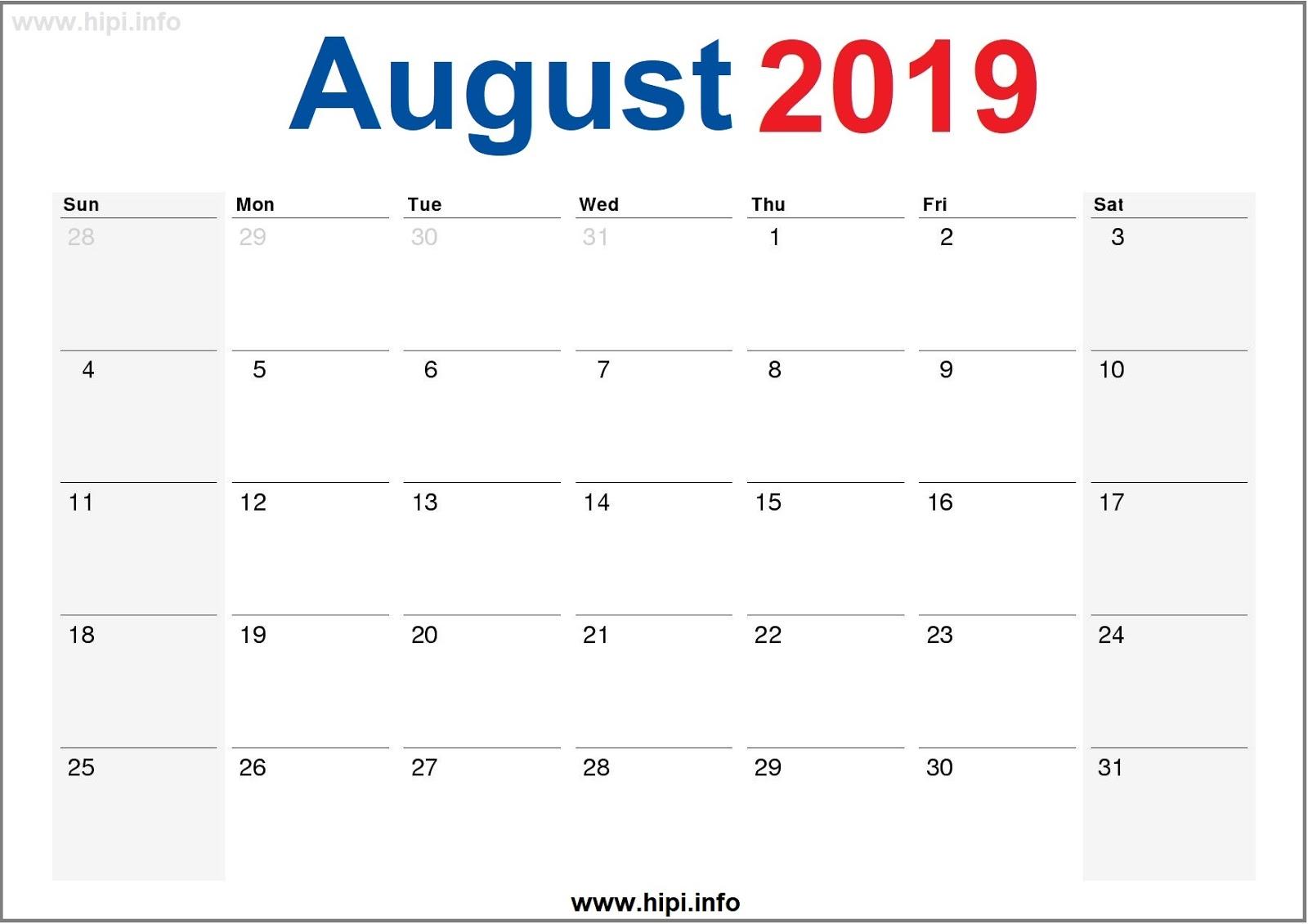Twitter Headers / Facebook Covers / Wallpaper / Calendars: August