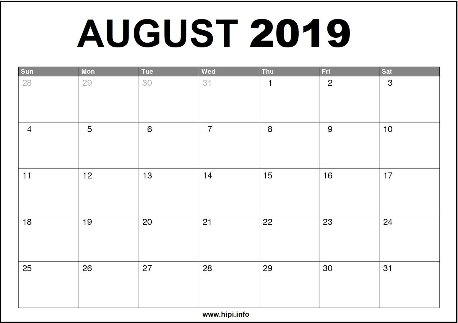 Twitter Headers / Facebook Covers / Wallpaper / Calendars: August