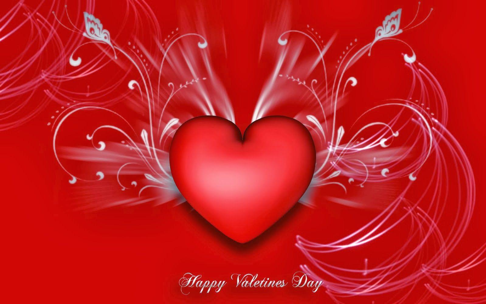 Red Heart 3D Happy Valentine's Day HD PIC. Valentine Day. Happy
