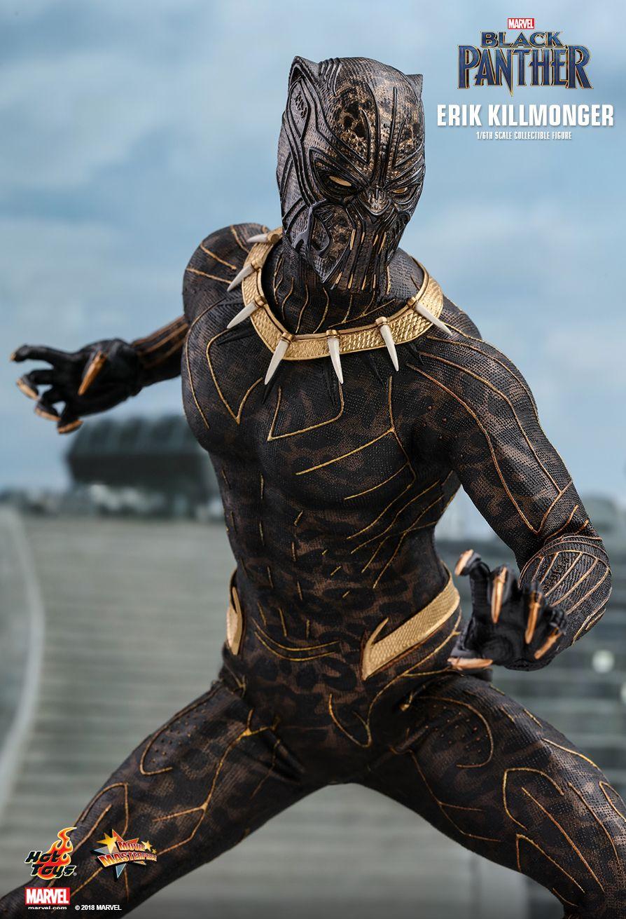 Hot Toys, Black Panther Killmonger 1 6th Scale Collectible
