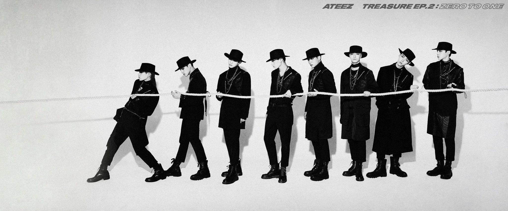 ATEEZ TREASURE EP.2, Zero To One 'ATEEZ VS ATEEZ' ALBUM RELEASE 2019. 1. 15 6PM. Woo young, Header photo, Twitter header photo