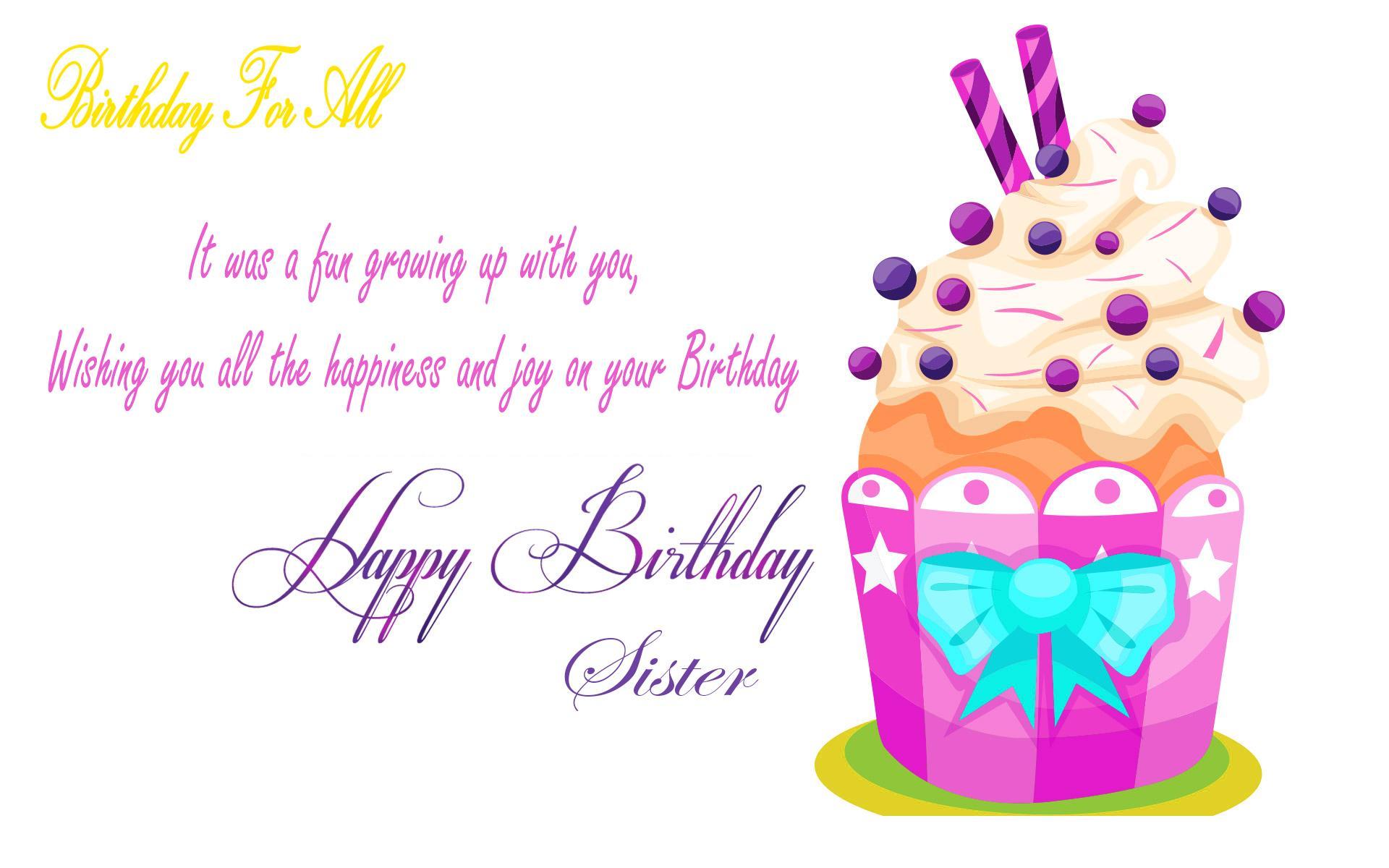 Birthday Wallpaper For Sister, Picture