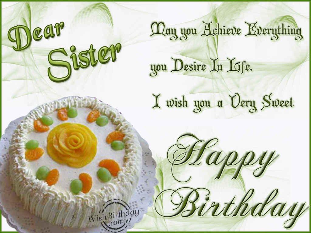 Birthday Wishes For Sister Wishes Zone