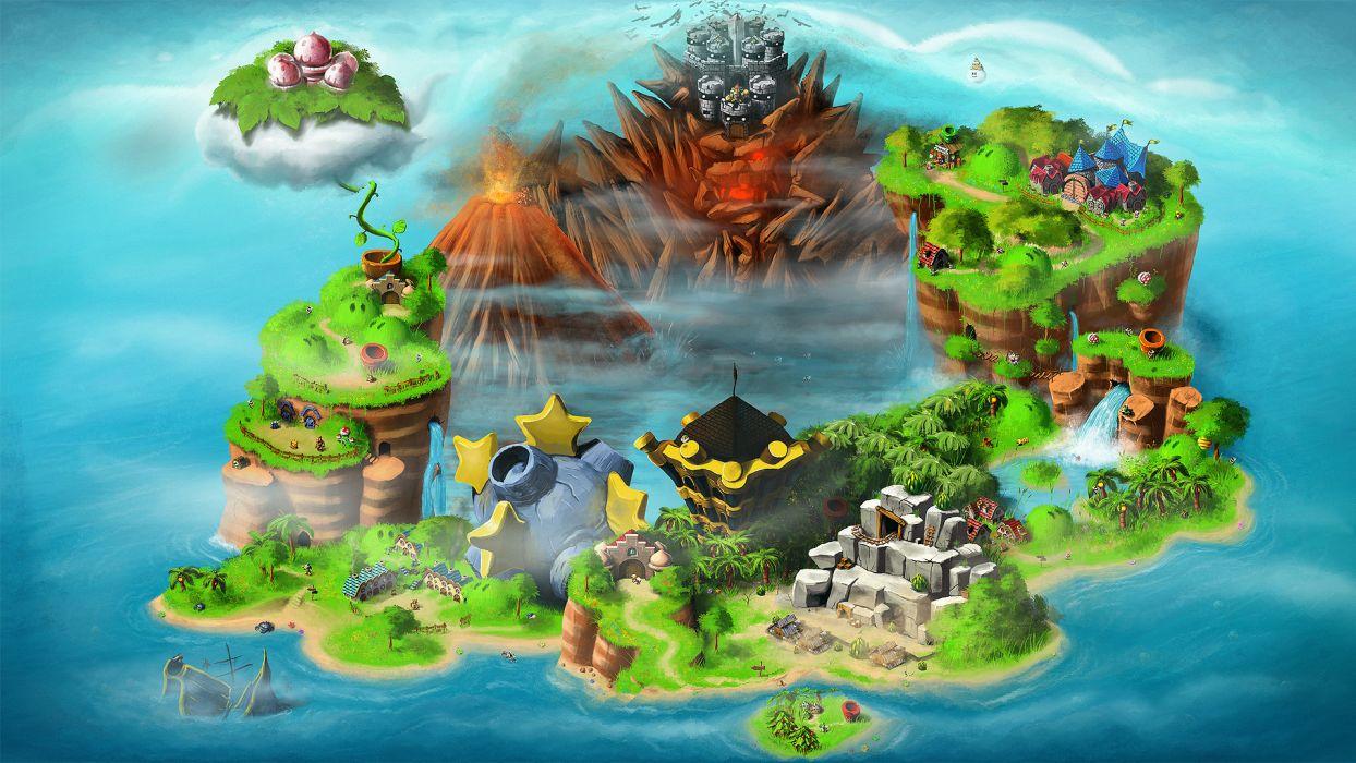 Mario Bowser maps Super Mario RPG: Legend of the Seven Stars