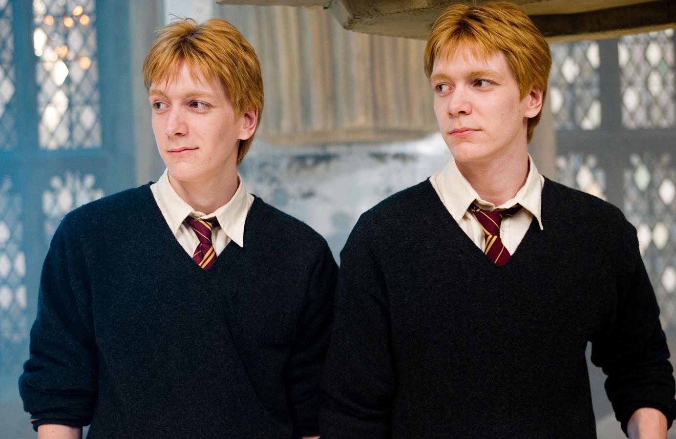 Fred and George why do the people who make this awesome fan.