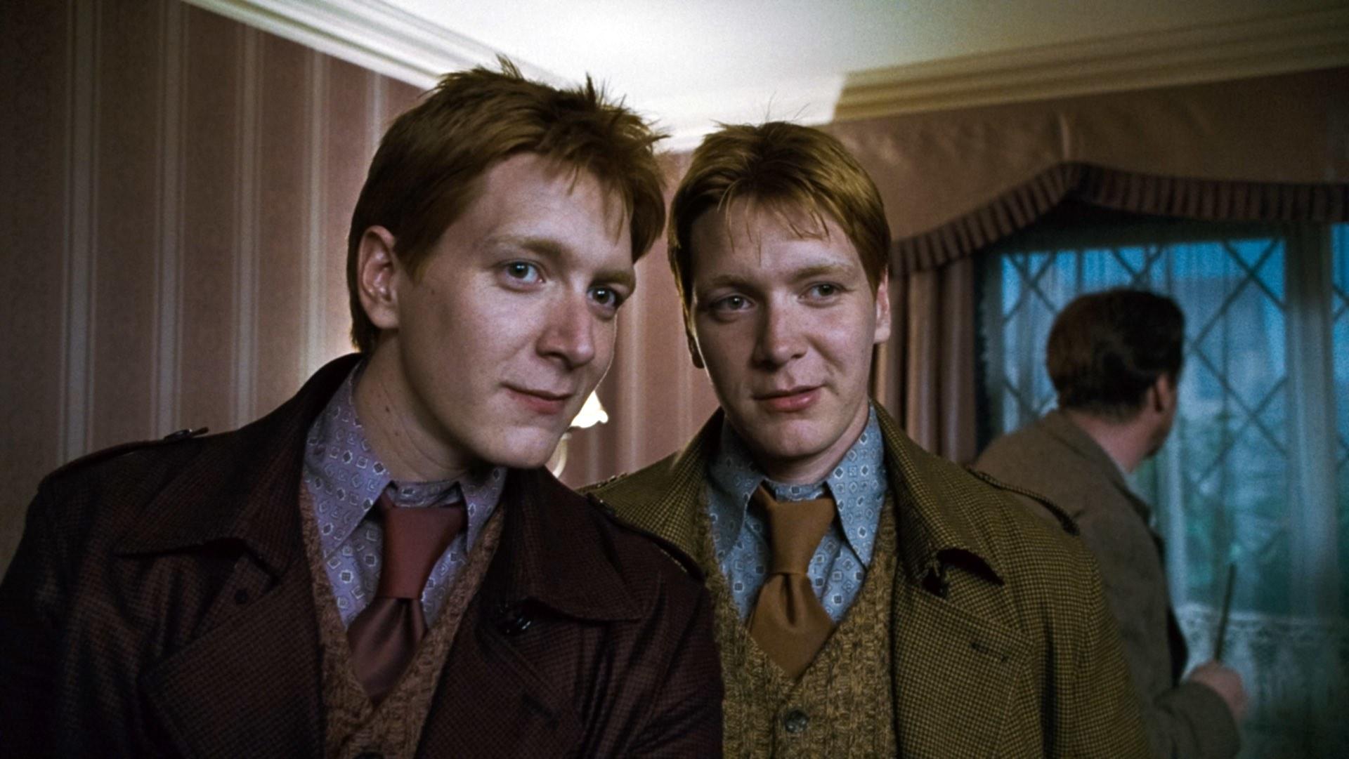 Harry Potter Stars James and Oliver Phelps on Switching Roles as