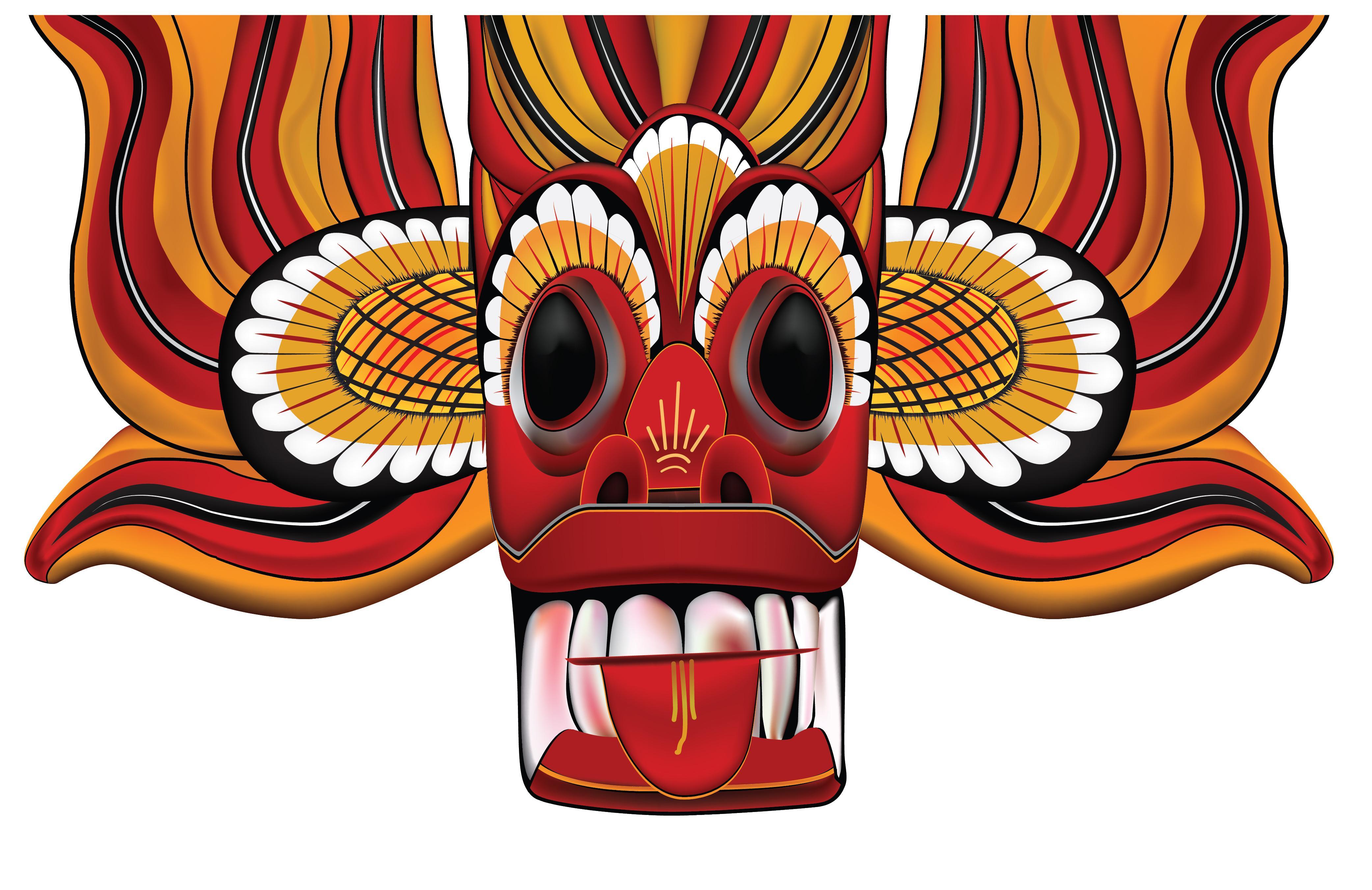 Sri Lanka Devil Mask 4k Ultra HD Wallpaper. Background Image