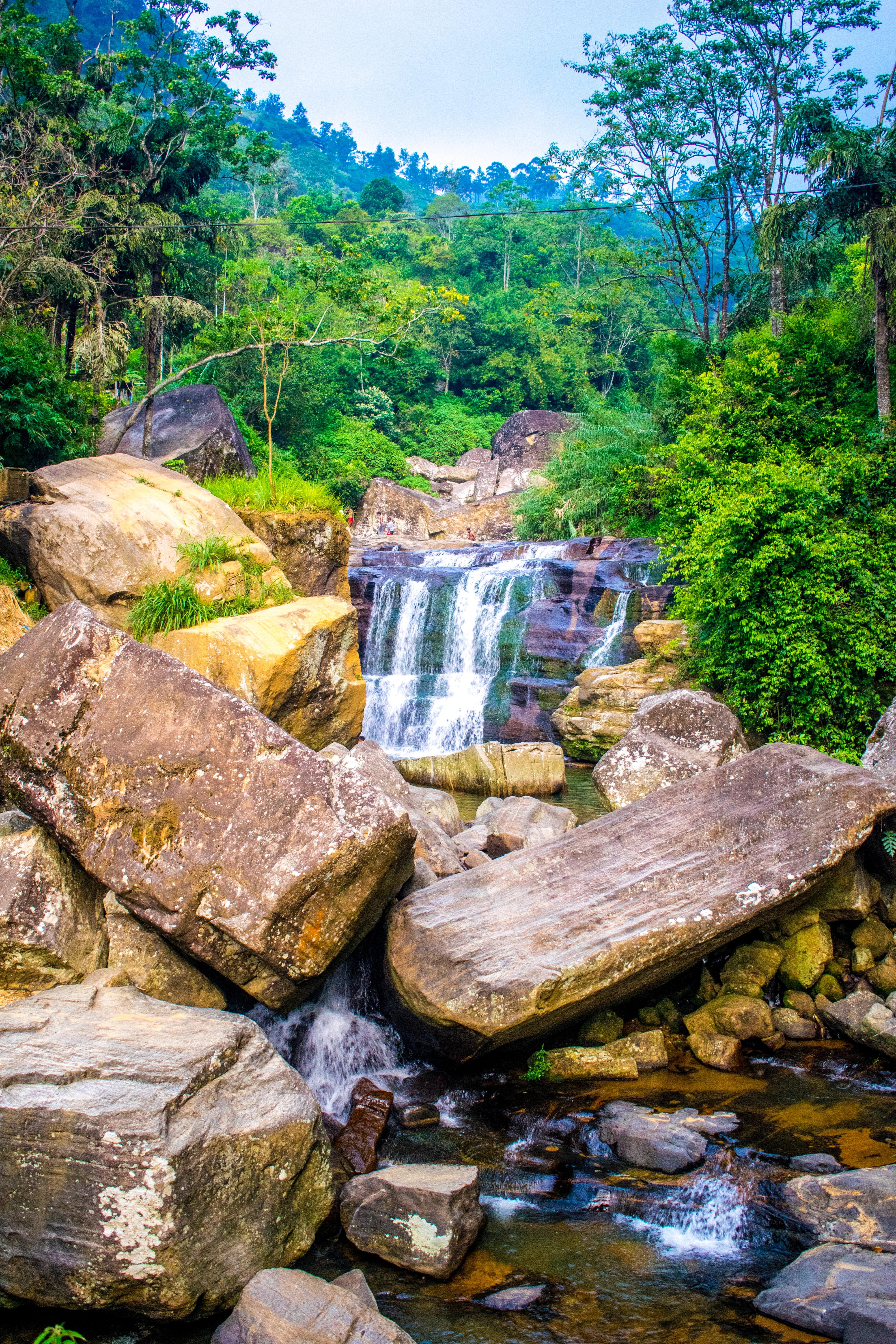 Free of mother nature, sri lanka, waterfall