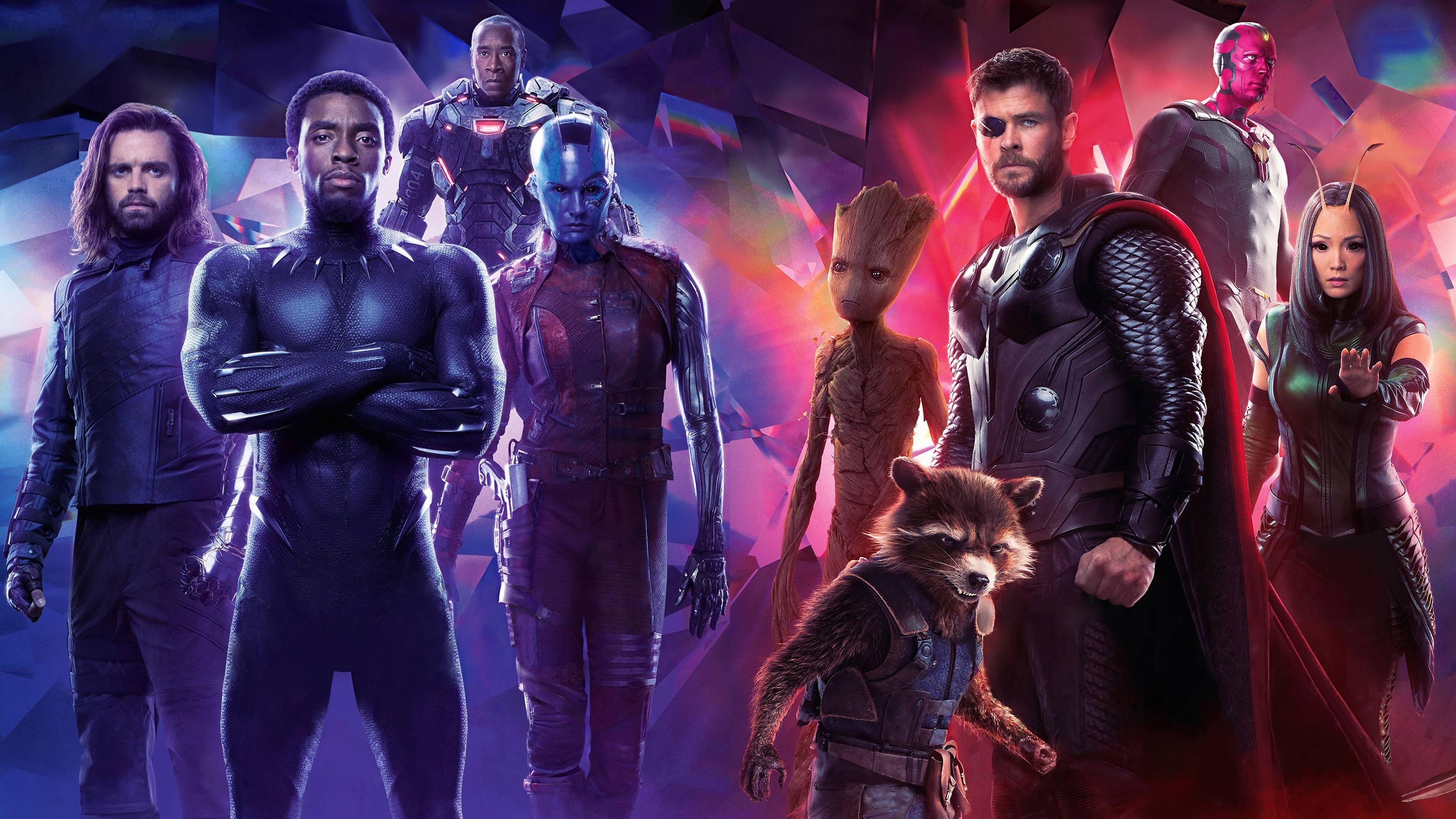 Avengers: Infinity War Black Panther Nebula Winter Soldier War